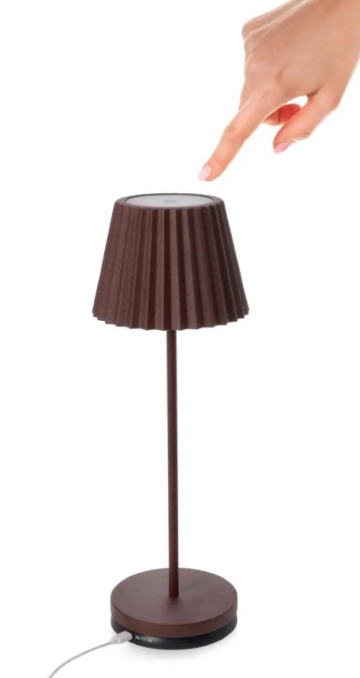 Illuminazione>Bizzotto LAMPADA TAV. LED ARTIKA MARRONE H36