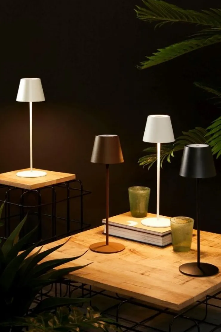 Illuminazione>Bizzotto LAMPADA TAV. LED ETNA NERO H38