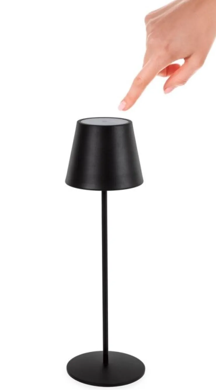 Illuminazione>Bizzotto LAMPADA TAV. LED ETNA NERO H38