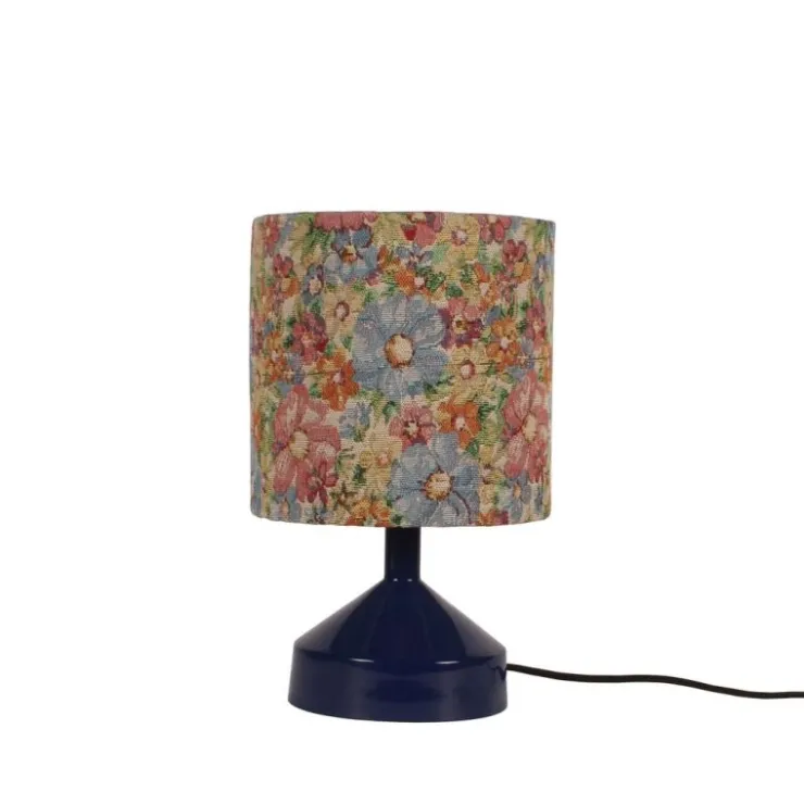 Lampade Da Tavolo>Bizzotto LAMPADA TAV. MALDHA FIORE BLU H33