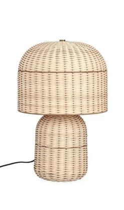 Lampade Da Tavolo>Bizzotto LAMPADA TAV. SIKKIM RATTAN H61