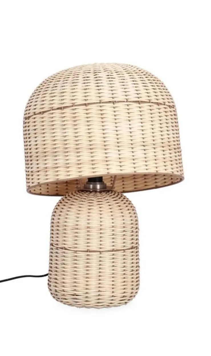 Lampade Da Tavolo>Bizzotto LAMPADA TAV. SIKKIM RATTAN H61