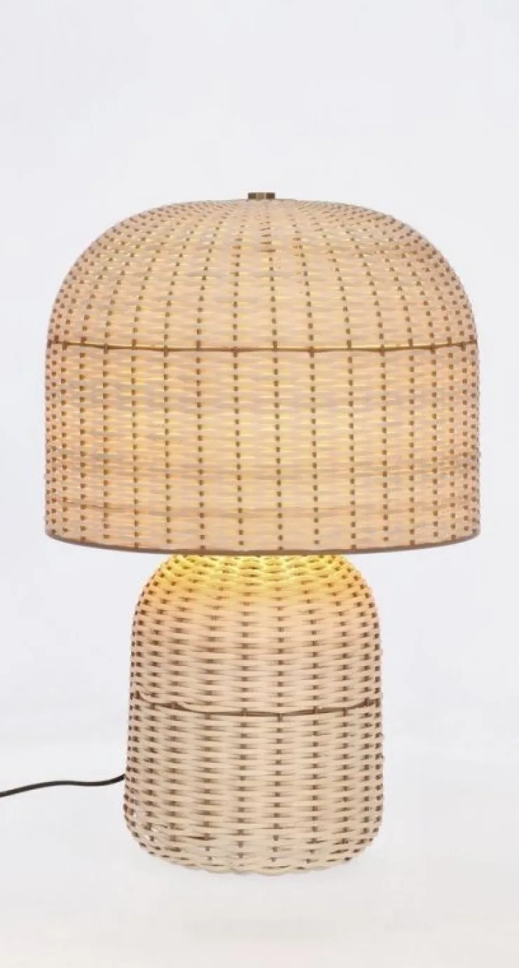 Lampade Da Tavolo>Bizzotto LAMPADA TAV. SIKKIM RATTAN H61