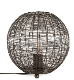 Lampade Da Tavolo>Bizzotto LAMPADA TAVOLO INAY TONDO NERO D26