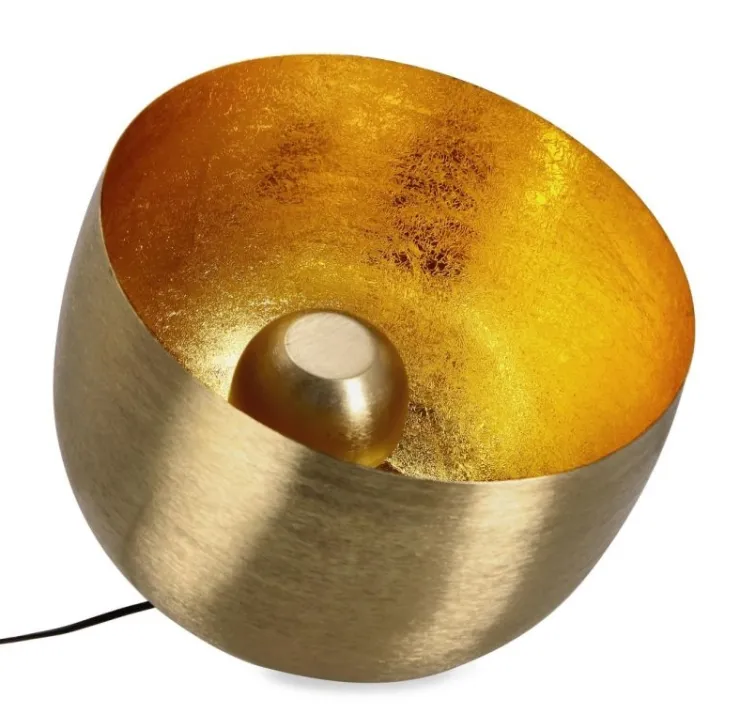Lampade Da Tavolo>Bizzotto LAMPADA TAVOLO ISHAM ORO H32