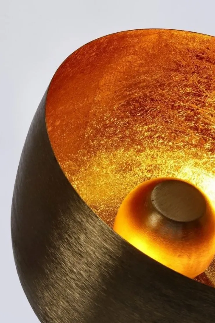 Lampade Da Tavolo>Bizzotto LAMPADA TAVOLO ISHAM ORO H32