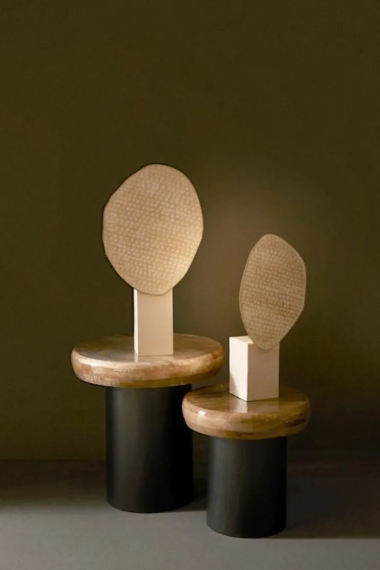 Lampade Da Tavolo>Bizzotto LAMPADA TAVOLO NEEV BEIGE H57