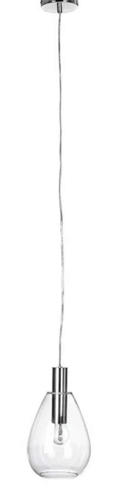Lampadari>Bizzotto LAMPADARIO 1LUCE GLARING TRASP-ARGENTO