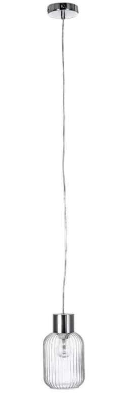 Lampadari>Bizzotto LAMPADARIO 1LUCE SHOWY TRASP-ARGENTO