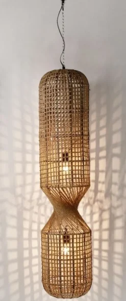 Lampadari>Bizzotto LAMPADARIO MALABO NATURALE H132