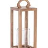 Lanterne>Bizzotto LANTERNA AIMI 1M LEGNO NATURALE H42