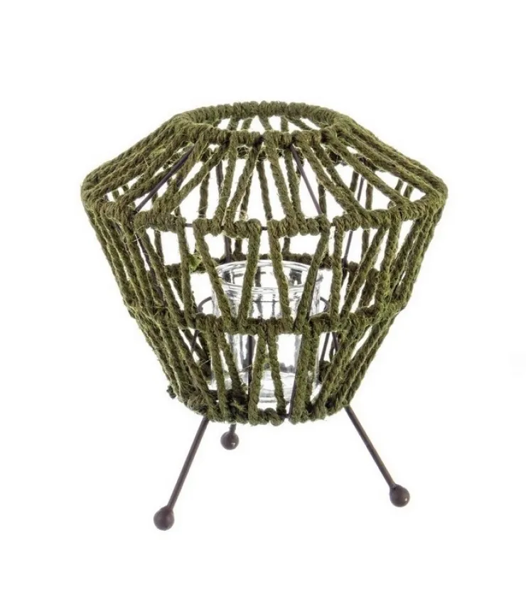 Lanterne>Bizzotto LANTERNA GRASS TREPPIEDE VERDE S