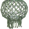 Lanterne>Bizzotto LANTERNA MACRAME VERDE H38