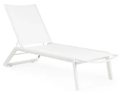 Lettini, Sdraio E Chaise Longue>Bizzotto LETTINO CON RUOTE IN ALLUMINIO BIANCO GK50 - CRUISE