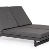 Lettini, Sdraio E Chaise Longue>Bizzotto LETTINO DOPPIO IN ALLUMINIO ANTRACITE WG21 - INFINITY