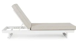 Lettini, Sdraio E Chaise Longue>Bizzotto LETTINO IN ALLUMINIO BIANCO WG20 - INFINITY