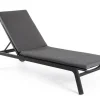 Lettini, Sdraio E Chaise Longue>Bizzotto LETTINO IN ALLUMINIO CON RUOTE ANTRACITE WG21 - JALISCO