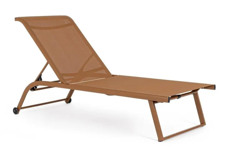 Lettini, Sdraio E Chaise Longue>Bizzotto LETTINO IN ALLUMINIO PECAN - TAYLOR