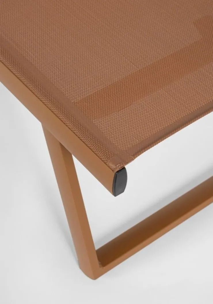 Lettini, Sdraio E Chaise Longue>Bizzotto LETTINO IN ALLUMINIO PECAN - TAYLOR