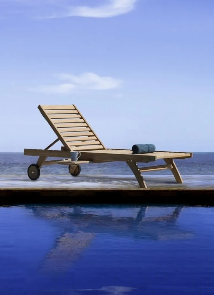 Lettini, Sdraio E Chaise Longue>Bizzotto LETTINO IN TEAK - MARYLAND