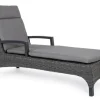Lettini, Sdraio E Chaise Longue>Bizzotto LETTINO RECLINABILE CON CUSCINI ANTRACITE JX55 - BRITTON