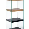 Librerie>Bizzotto LIBRERIA 4 PIANI NERA - LINE WOOD