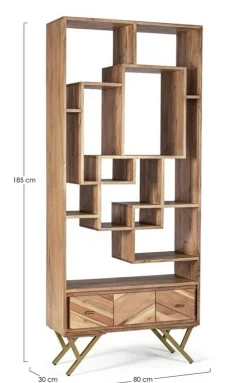 Librerie>Bizzotto LIBRERIA IN LEGNO - RAIDA