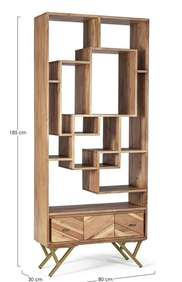 Librerie>Bizzotto LIBRERIA IN LEGNO - RAIDA