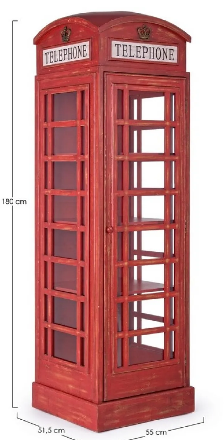 Librerie>Bizzotto LIBRERIA IN LEGNO - RED CABIN