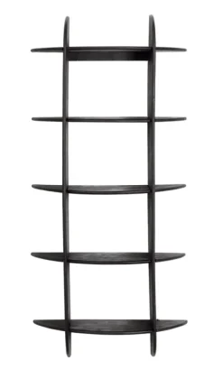 Mensole E Pensili>Bizzotto MENSOLA 5P WESTWOOD NERO
