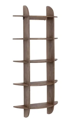 Mensole E Pensili>Bizzotto MENSOLA 5P WESTWOOD RUSTIC BROWN