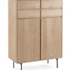 Credenze>Bizzotto MOBILE ALTO IN LEGNO NATURALE - WIDALD