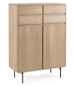 Credenze>Bizzotto MOBILE ALTO IN LEGNO NATURALE - WIDALD