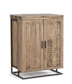 Mobili Bar E Cantinette|Mobili Contenitori>Bizzotto MOBILE BAR IN LEGNO - ELMER