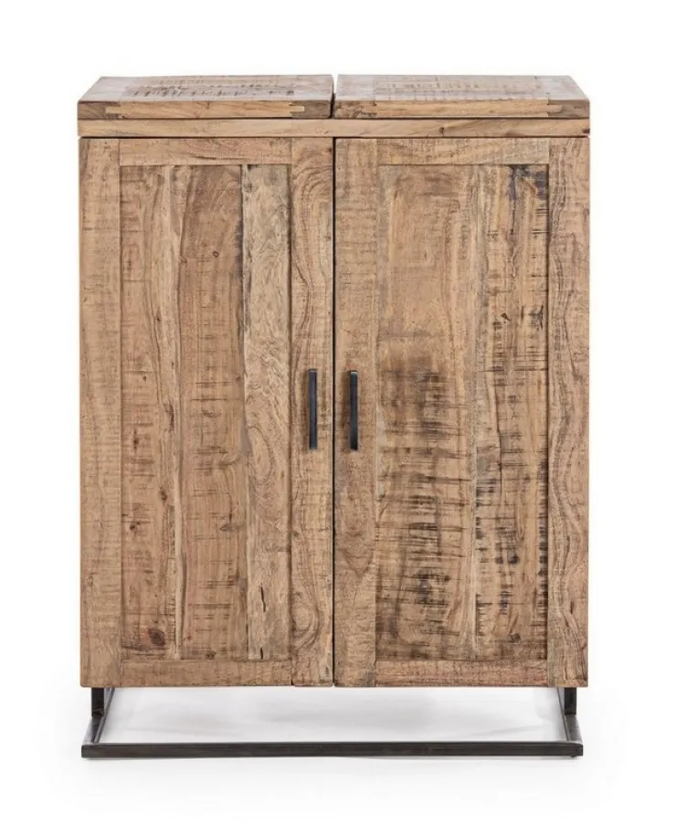 Mobili Bar E Cantinette|Mobili Contenitori>Bizzotto MOBILE BAR IN LEGNO - ELMER
