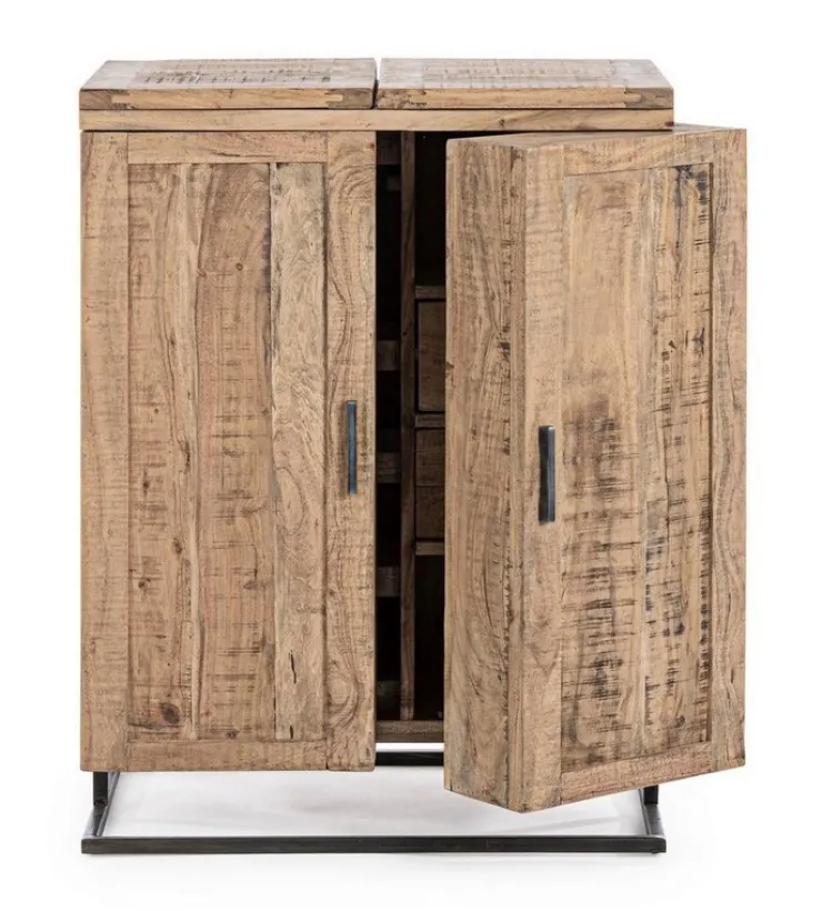 Mobili Bar E Cantinette|Mobili Contenitori>Bizzotto MOBILE BAR IN LEGNO - ELMER