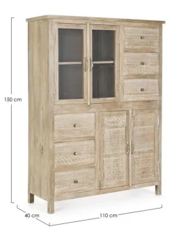 Credenze>Bizzotto MOBILE IN LEGNO 4 ANTE - MAYRA