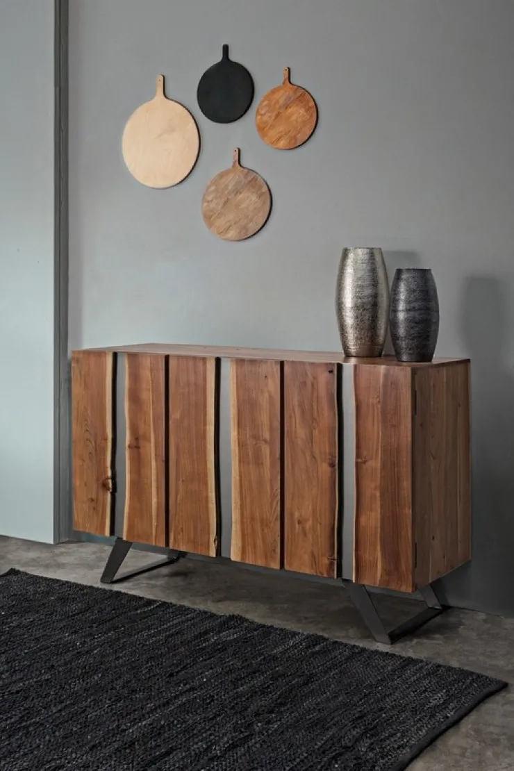 Porta Tv E Mobili Bassi>Bizzotto MOBILE IN LEGNO - ARON