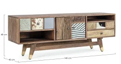 Porta Tv E Mobili Bassi>Bizzotto MOBILE IN LEGNO - DHAVAL