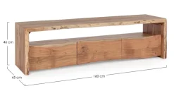 Porta Tv E Mobili Bassi>Bizzotto MOBILE IN LEGNO - ENEAS