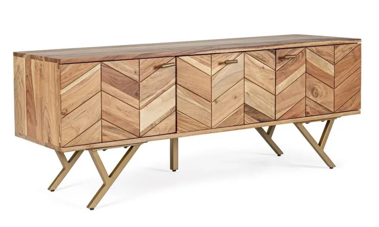 Porta Tv E Mobili Bassi>Bizzotto MOBILE IN LEGNO - RAIDA