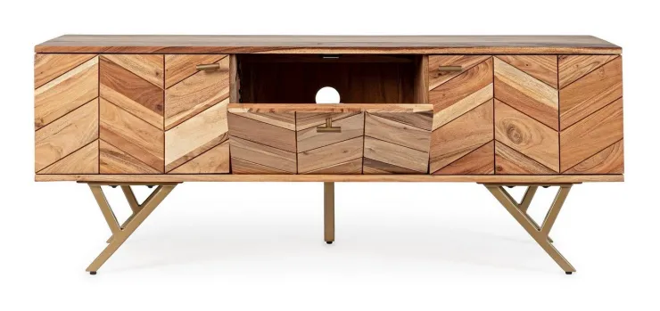 Porta Tv E Mobili Bassi>Bizzotto MOBILE IN LEGNO - RAIDA