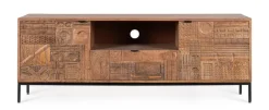 Porta Tv E Mobili Bassi>Bizzotto MOBILE PORTA TV 2A-1C KINDIA 140X42X55