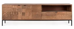 Porta Tv E Mobili Bassi>Bizzotto MOBILE PORTA TV 2A-1C KINDIA 180X42X55