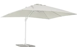 Ombrelloni>Bizzotto OMBRELLONE BRACCIO IN ALLUMINIO 3X4 BIANCO - EDEN