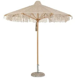 Ombrelloni>Bizzotto OMBRELLONE MACRAME 2.5M NAT
