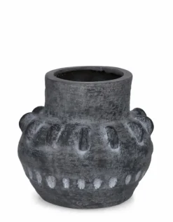 Vasi E Coprivasi>Bizzotto P. VASO BUCCHERO TONDO GRIGIO D32