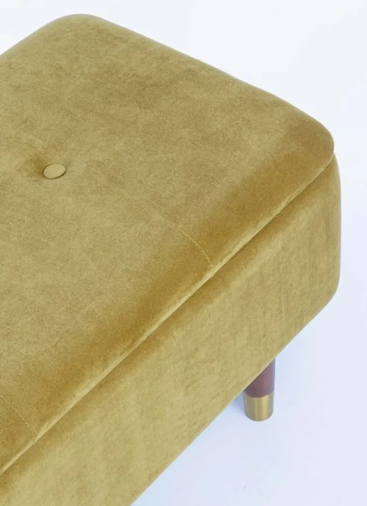 Panchette>Bizzotto PANCA CONTENITORE IN VELLUTO OLIVE - KIRA