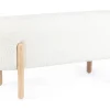 Panche>Bizzotto PANCA EFFETTO BOUCLE' BIANCO - DAYLA