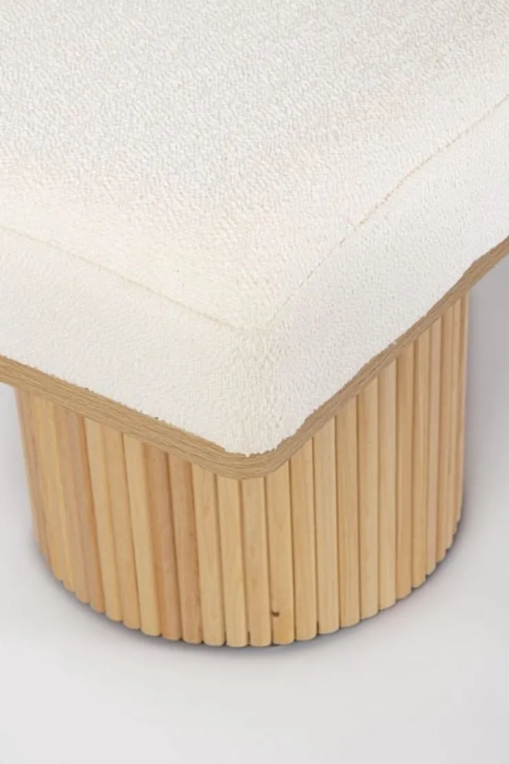 Panchette>Bizzotto PANCA EFFETTO BOUCLE' NATURALE - FLORIANA